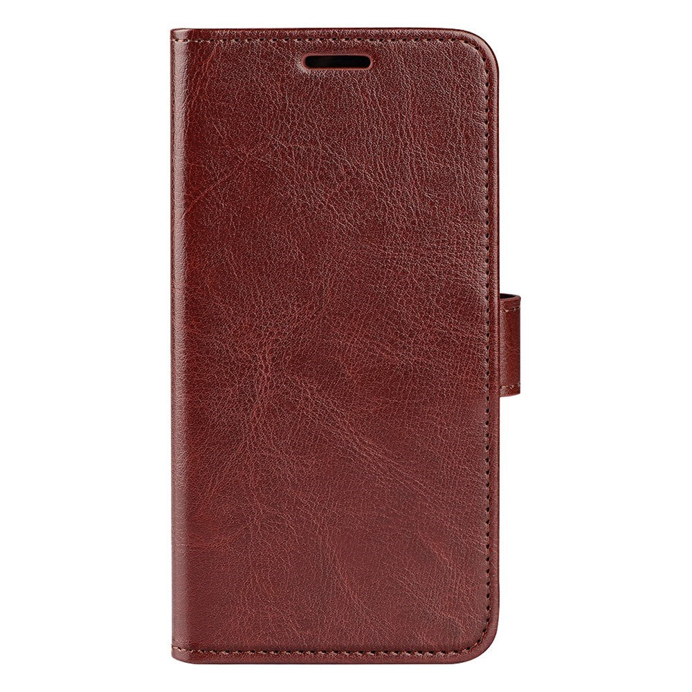 EIDERWOOD - Samsung Galaxy S25 - Kunstlæder Flip Cover m. Kortholder & Ståfunktion - Brun