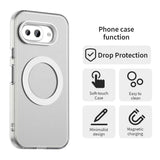 EIDERWOOD Google Pixel 9a Hybrid Plast Mobil Cover - MagSafe Kompatibel - Gennemsigtig / Hvid