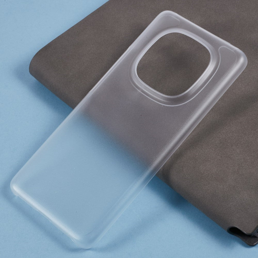 Xiaomi Redmi Note 14 Pro+ - EIDERWOOD Hårdt Plastik Cover - Gennemsigtig