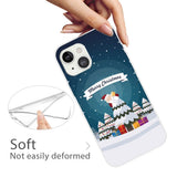 iPhone 14 TPU Plast Jule cover - Juletræ og Gaver