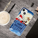 iPhone 14 TPU Plast Julecover - Godt Nytår