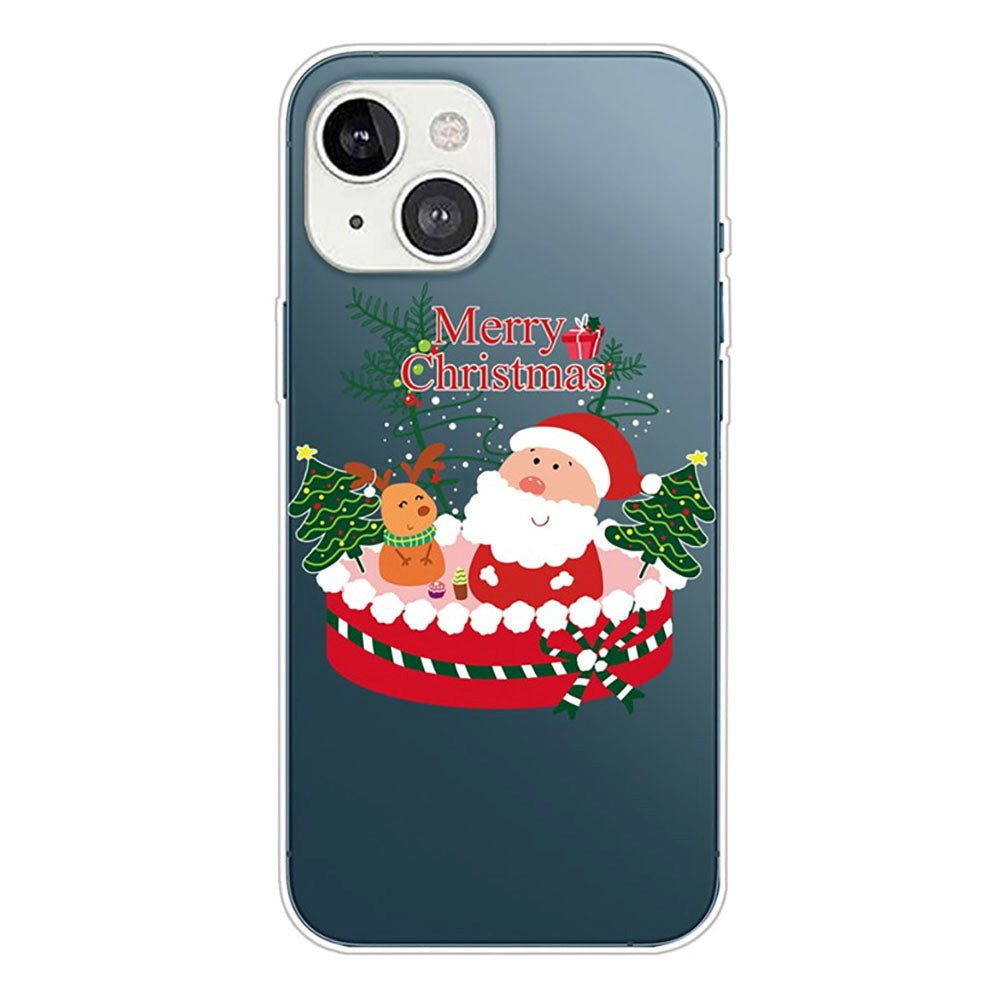 iPhone 14 TPU Plast Julecover - Gaveæske