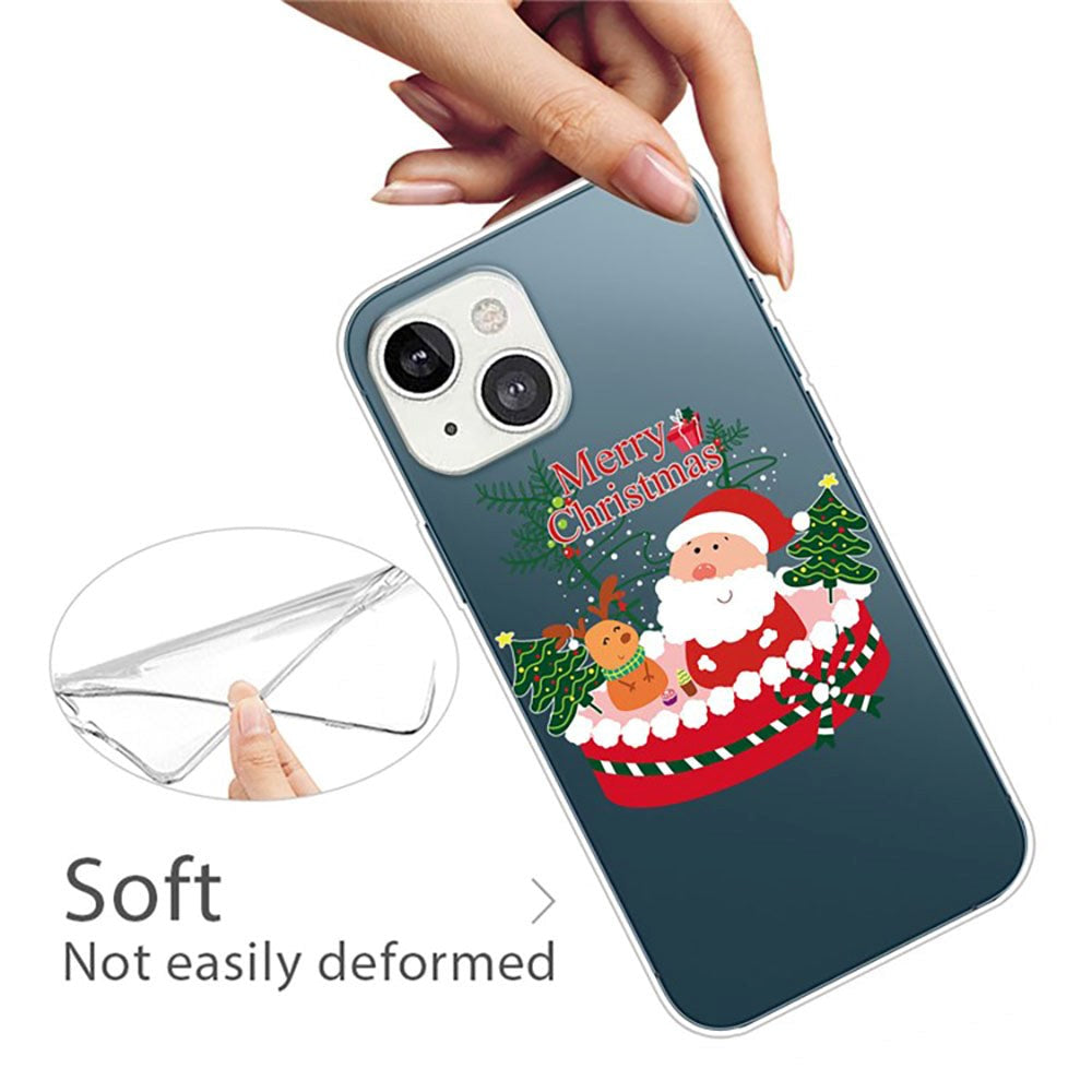 iPhone 14 TPU Plast Julecover - Gaveæske