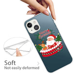 iPhone 14 TPU Plast Julecover - Gaveæske