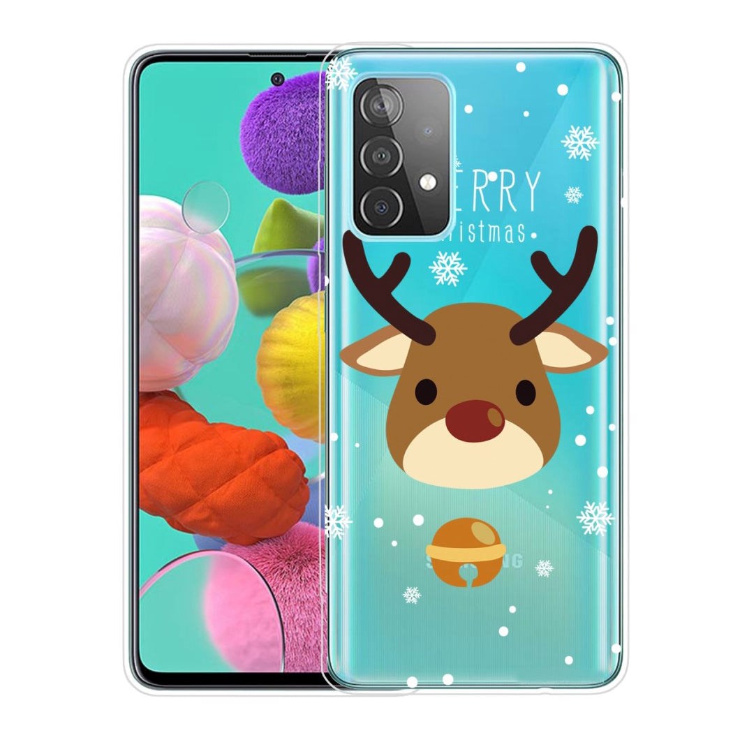 Samsung Galaxy A33 (5G) TPU Plast Julecover - Merry Christmas - Rensdyr