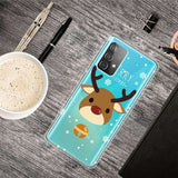 Samsung Galaxy A33 (5G) TPU Plast Julecover - Merry Christmas - Rensdyr