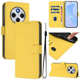 Xiaomi Redmi 14C - EIDERWOOD Kunstlæder Flip Cover m. Kortholder & Ståfunktion - Gul
