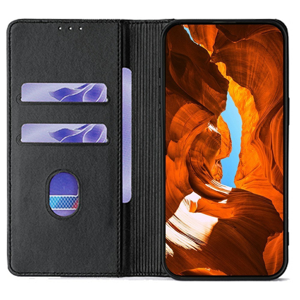 EIDERWOOD Xiaomi Redmi 14C / Poco C75 Kunstlæder Flip Case m. RFID Blokering - Sort