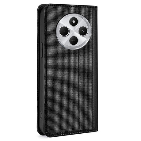 EIDERWOOD Xiaomi Redmi 14C / Poco C75 Kunstlæder Flip Case m. RFID Blokering - Sort