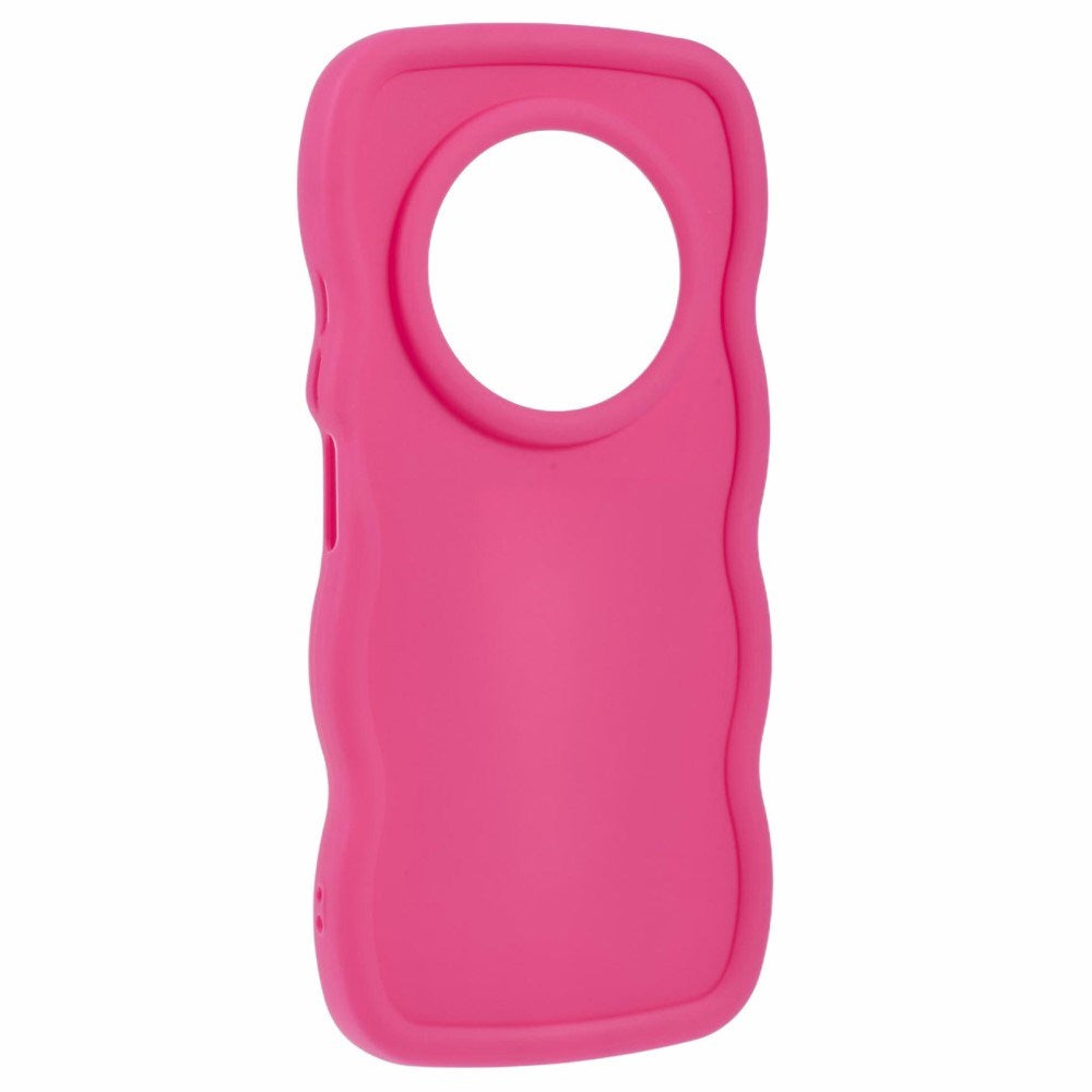 Xiaomi Redmi 14C - EIDERWOOD Fleksibelt Plastik Wavy Cover - Pink