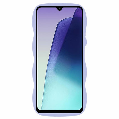 Xiaomi Redmi 14C - EIDERWOOD Fleksibelt Plastik Wavy Cover - Lilla
