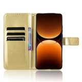 Realme GT 7 Pro (5G) - EIDERWOOD Kunstlæder Flip Cover m. Strop - Guld