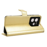Realme GT 7 Pro (5G) - EIDERWOOD Kunstlæder Flip Cover m. Strop - Guld