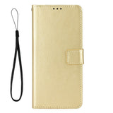 Realme GT 7 Pro (5G) - EIDERWOOD Kunstlæder Flip Cover m. Strop - Guld