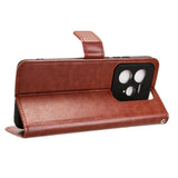 Realme GT 7 Pro (5G) - EIDERWOOD Kunstlæder Flip Cover m. Strop - Brun