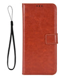 Realme GT 7 Pro (5G) - EIDERWOOD Kunstlæder Flip Cover m. Strop - Brun