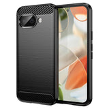 EIDERWOOD Google Pixel 9a Brushed Carbon Bagside Cover - Sort
