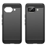 EIDERWOOD Google Pixel 9a Brushed Carbon Bagside Cover - Sort