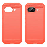 EIDERWOOD Google Pixel 9a Brushed Carbon Bagside Cover - Rød