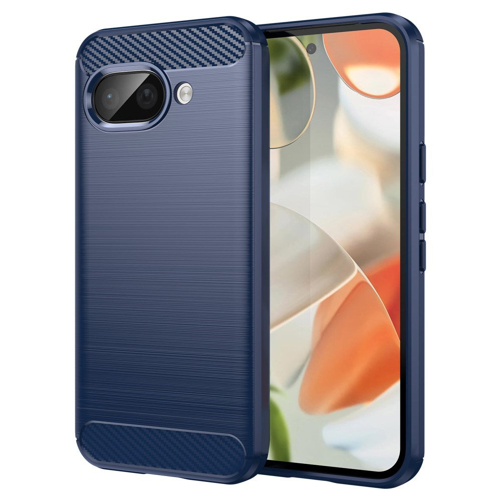 EIDERWOOD Google Pixel 9a Brushed Carbon Bagside Cover - Blå