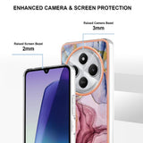 EIDERWOOD Xiaomi Redmi 14C Fleksibelt Plastik Bagside Cover m. Marmordesign - Lyserød