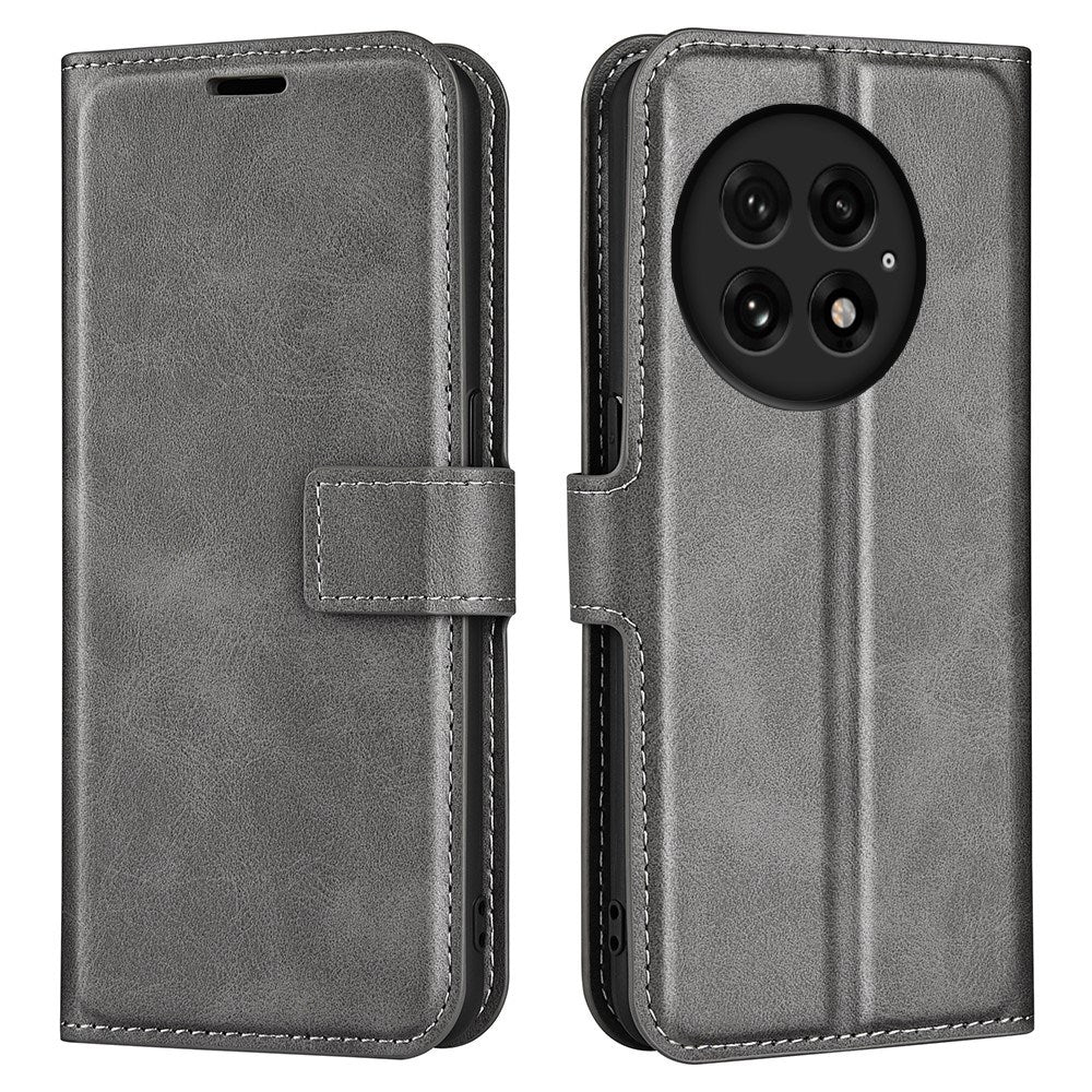 EIDERWOOD OnePlus 13 Wallet Flip Læder Cover m. Pung - Grå