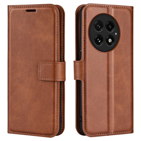 EIDERWOOD OnePlus 13 Wallet Flip Læder Cover m. Pung - Brun