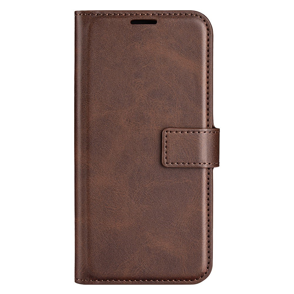 EIDERWOOD OnePlus 13 Wallet Flip Læder Cover m. Pung - Mørkebrun