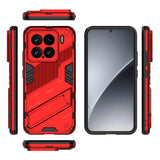 Xiaomi 15 - EIDERWOOD Håndværker Cover m. Kickstand - Rød