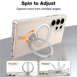 TORRAS - Samsung Galaxy S25 Ultra - Hybrid Cover m. Kickstand - MagSafe Kompatibel - Gennemsigtig