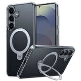 TORRAS - Samsung Galaxy S25+ (Plus) - Hybrid Cover m. Kickstand - MagSafe Kompatibel - Gennemsigtig