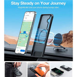 TORRAS - Samsung Galaxy S25 - Hybrid Cover m. Ståfunktion - MagSafe Kompatibel - Sort