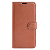 Honor Magic7 Pro - EIDERWOOD Kunstlæder Flip Cover m. Kortholder & Ståfunktion - Brun