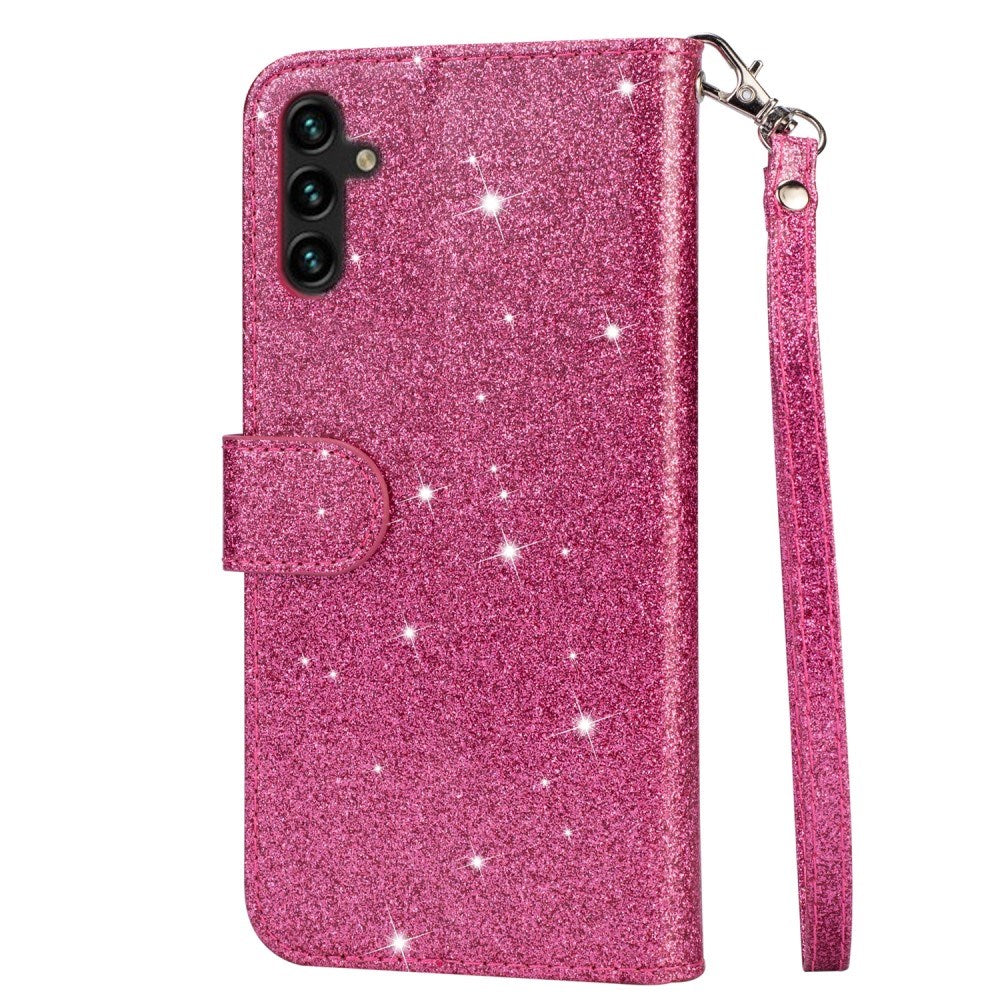 Samsung Galaxy A56 (5G) - EIDERWOOD - Glimmer Flip Cover m. Lynlåslomme & Ståfunktion - Pink