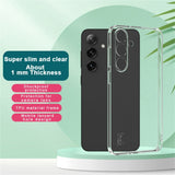 Samsung Galaxy S25+ (Plus) - IMAK Fleksibelt Plastik Cover - Gennemsigtig