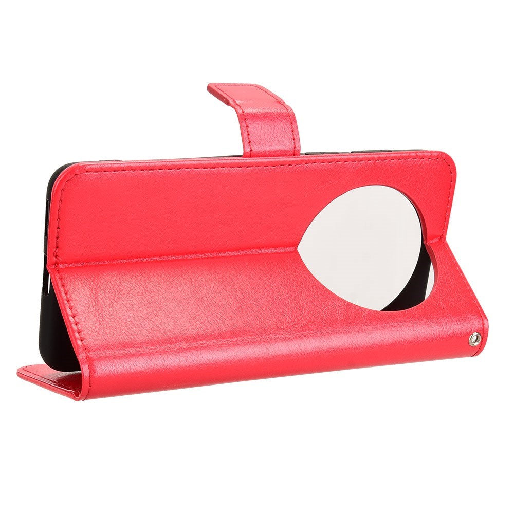 Huawei Mate 70 Pro+ / 70 Pro - EIDERWOOD Kunstlæder Flip Cover m. Strop - Rød