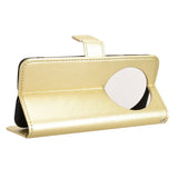 Huawei Mate 70 Pro+ / 70 Pro - EIDERWOOD Kunstlæder Flip Cover m. Strop - Guld