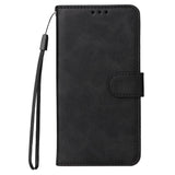 Honor Magic7 Lite - EIDERWOOD Kunstlæder Flip Cover m. Strop - Sort