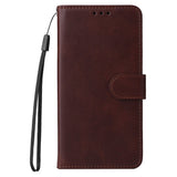 Honor Magic7 Lite - EIDERWOOD Kunstlæder Flip Cover m. Strop - Brun