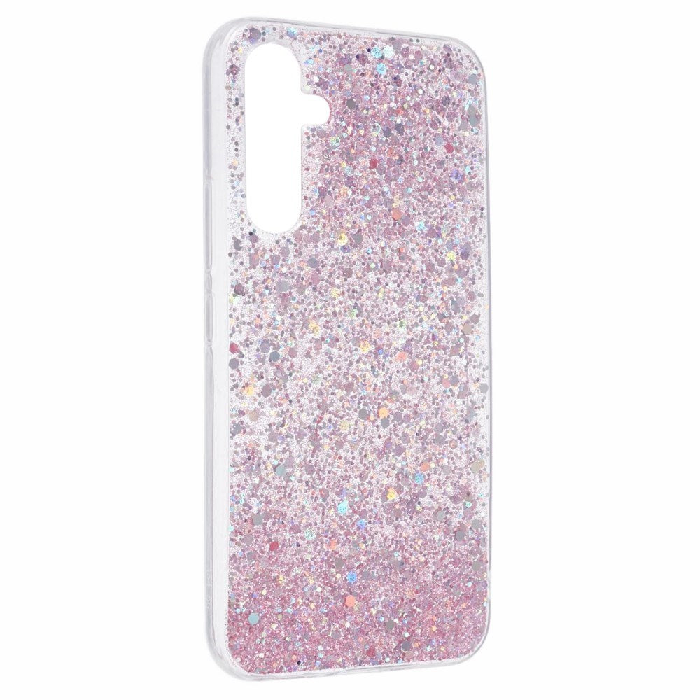 Samsung Galaxy A26 (5G) - EIDERWOOD Fleksibelt Plastik Cover m. Glimmer - Lyserød