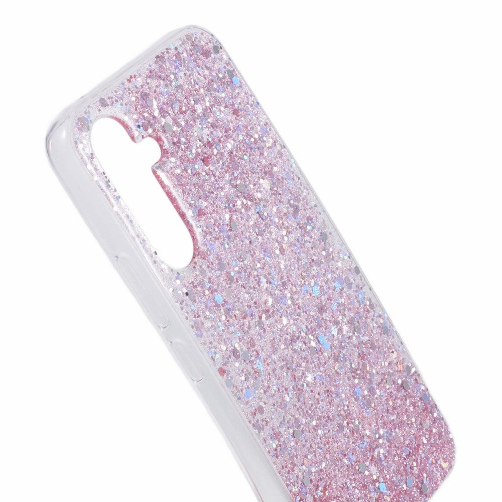 Samsung Galaxy A26 (5G) - EIDERWOOD Fleksibelt Plastik Cover m. Glimmer - Lyserød