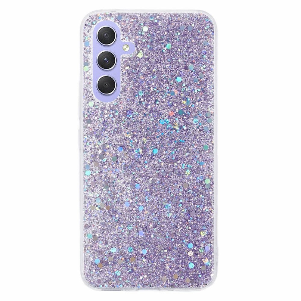 Samsung Galaxy A26 (5G) - EIDERWOOD Fleksibelt Plastik Cover m. Glimmer - Lilla