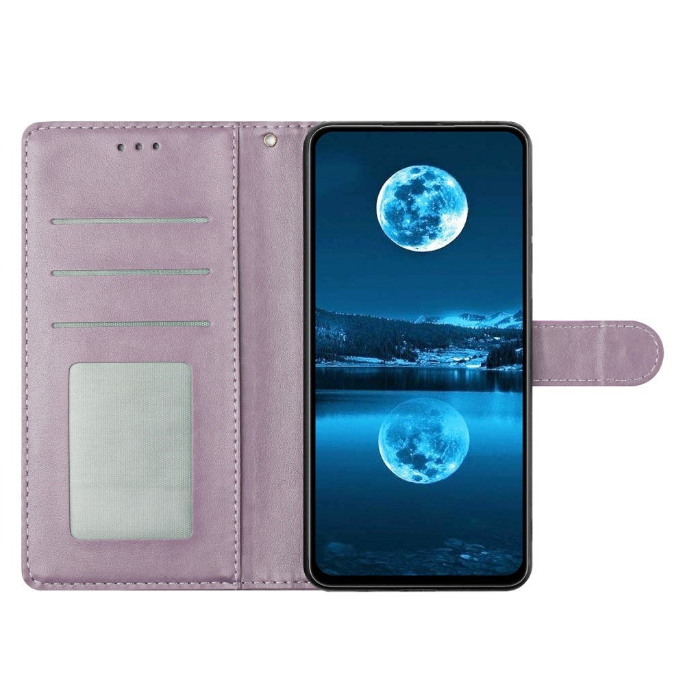 Samsung Galaxy A26 (5G) - EIDERWOOD Kunstlæder Flip Cover m. Strop - Lilla