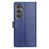 Samsung Galaxy A56 (5G) - EIDERWOOD Kunstlæder Flip Cover m. Strop - Blå