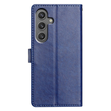 Samsung Galaxy A56 (5G) - EIDERWOOD Kunstlæder Flip Cover m. Strop - Blå