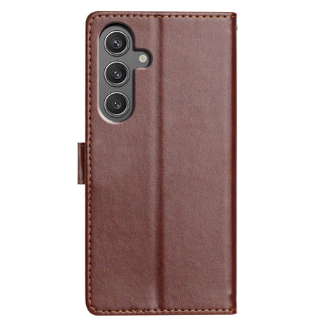 Samsung Galaxy A56 (5G) - EIDERWOOD Kunstlæder Flip Cover m. Strop - Brun
