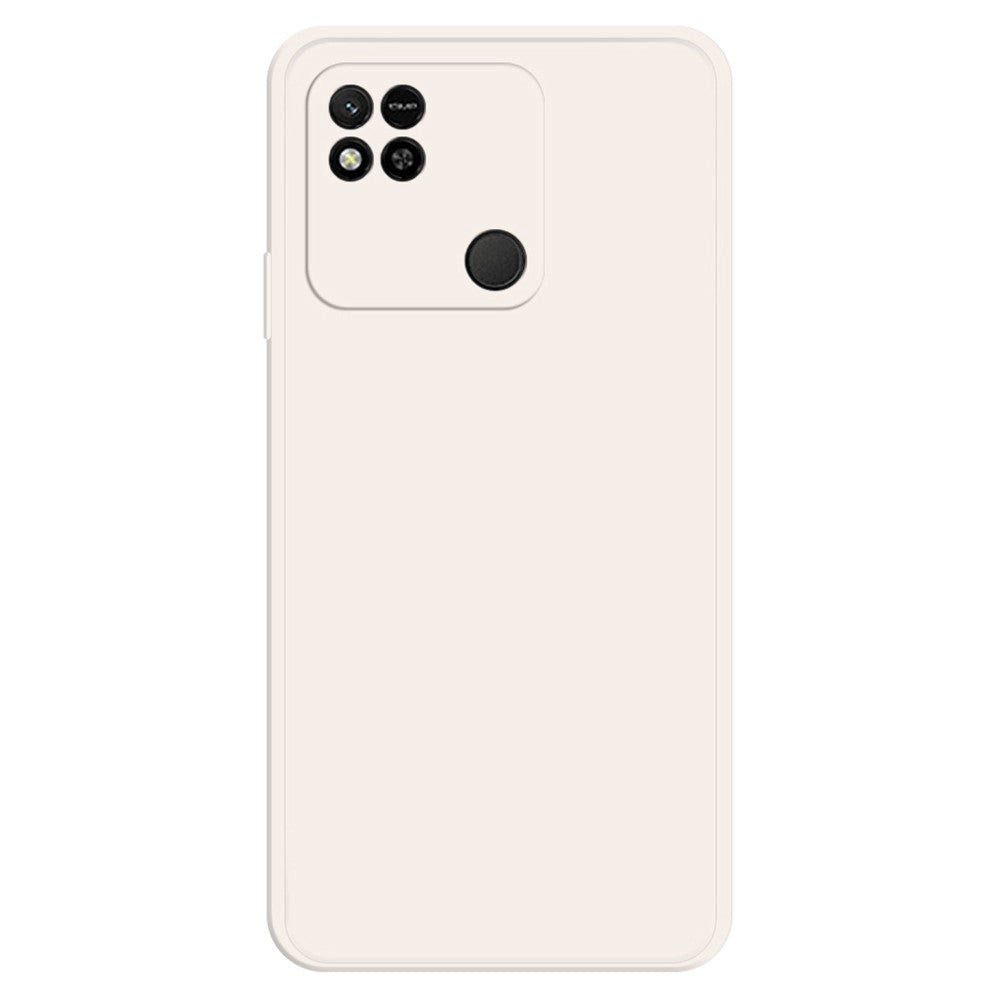 Xiaomi Redmi 10A Fleksibelt Plastik Bagside Cover - Beige