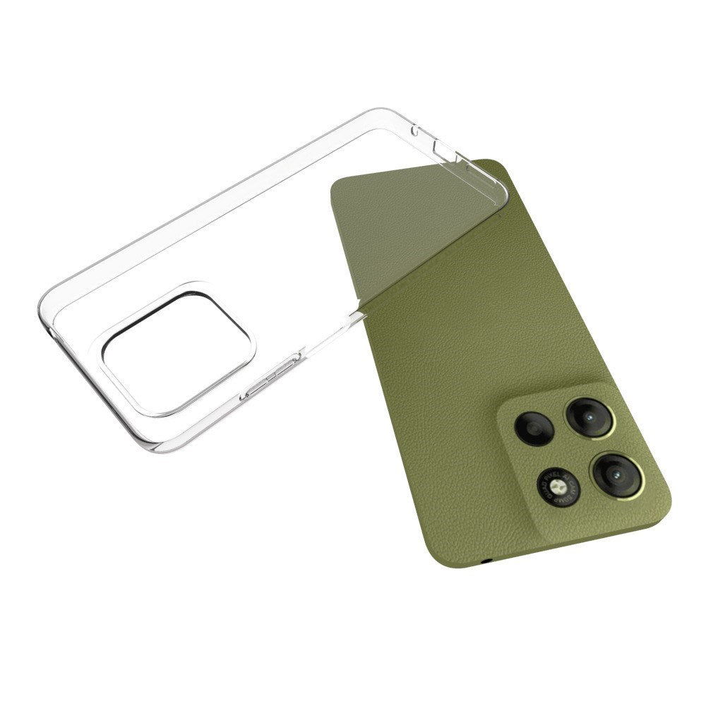 Motorola Moto G15 - EIDERWOOD Fleksibelt Plastik Bagside Cover - Gennemsigtig