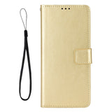 Xiaomi Redmi Note 14 (5G) - EIDERWOOD Kunstlæder Flip Cover m. Strop - Guld