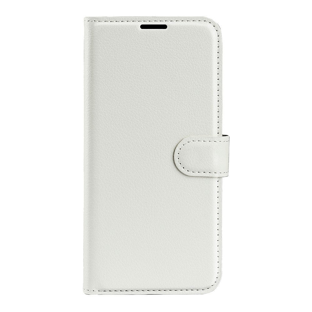 iPhone 16e - EIDERWOOD Kunstlæder Flip Cover m. Kortholder & Ståfunktion - Hvid